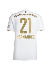 Bayern Munich Lucas Hernandez #21 Fotballdrakt Borte Klær 2022-23 Korte ermer